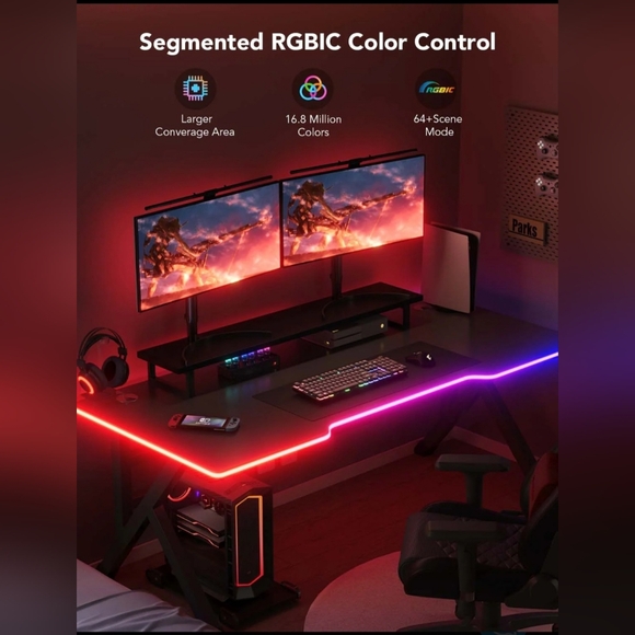 NIB Govee - RGBIC LED Neon Rope Light for Desks 6.5ft - Picture 4 of 4